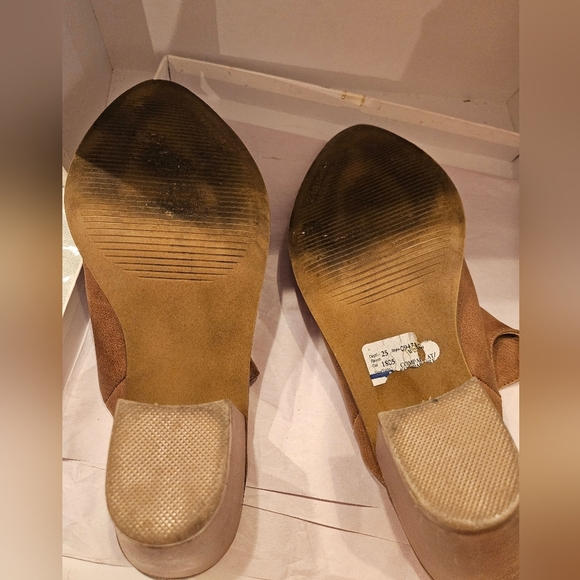 Womens 10 heel boot brown Zigisoho mule block heels western - Picture 6 of 6